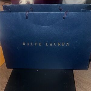 Ralph Lauren Navy Blue Gift Bag